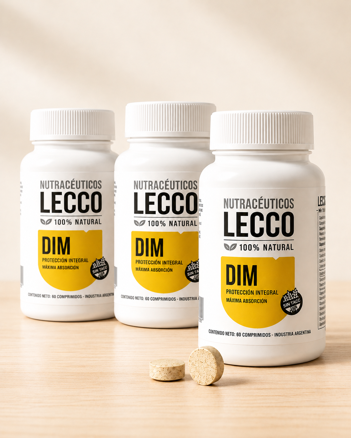 Lecco Dim pack de 3 frascos